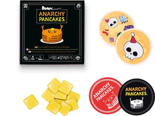 Dobble Anarchy Pancakes - Kaartspel van 8 jaar - FR/NL/DE