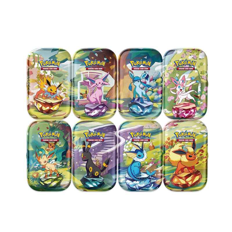 Pokémon TCG Prismatic Evolutions Mini Tin Preoder - verwachte Release date 1 februari 2025