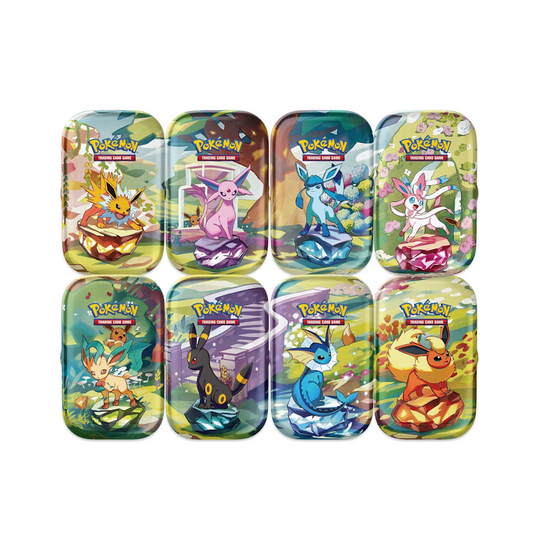 Pokémon TCG Prismatic Evolutions Mini Tin Preoder - verwachte Release date 1 februari 2025