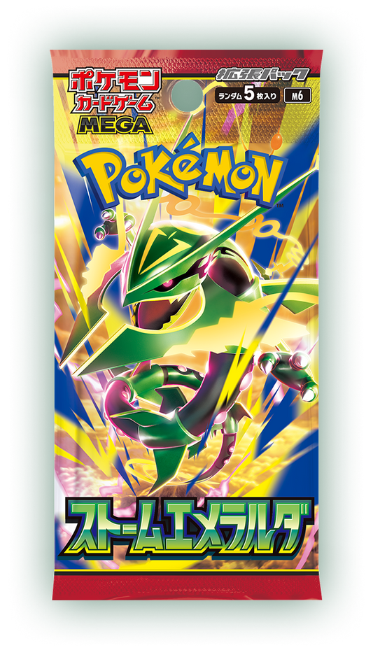 Japans boosterpakje Storm Emeralda (M6) met Mega Rayquaza ex
