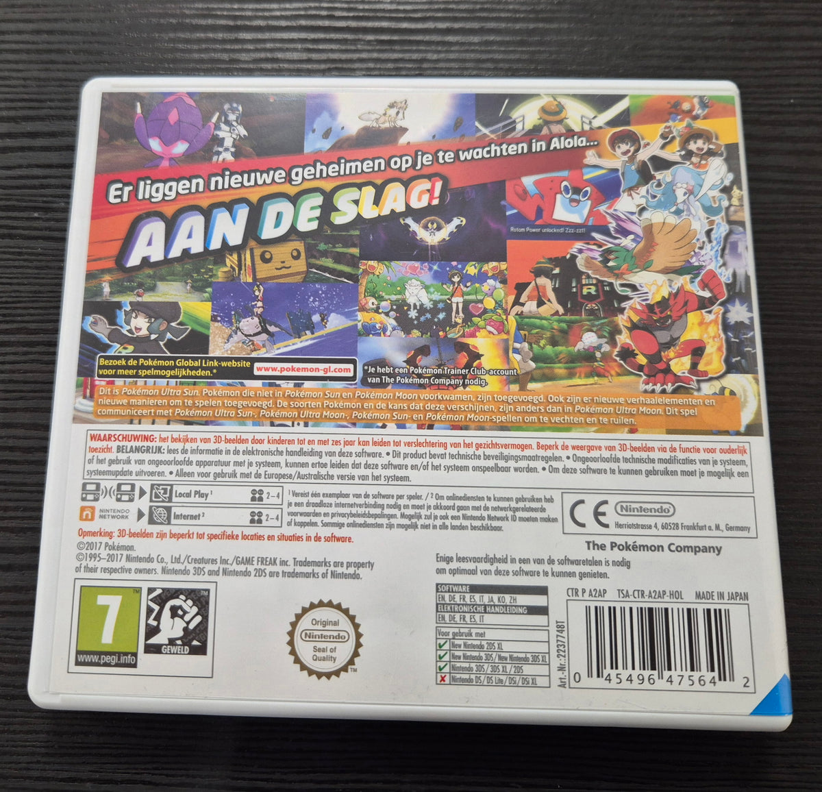 Pokémon Ultra Sun - Nintendo 3DS - NL - tweedehands (CIB)