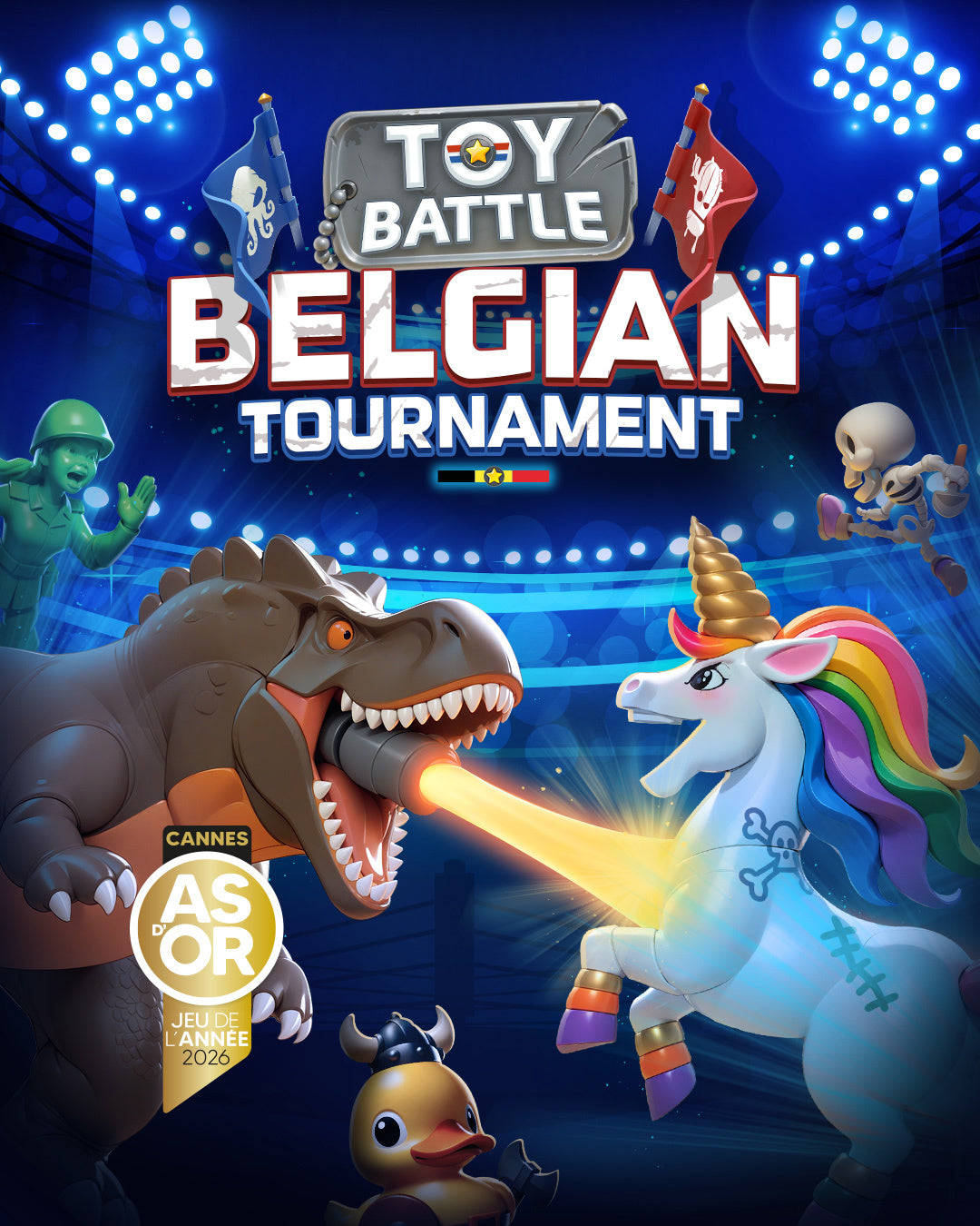 Toy Battle-qualifier voor het Belgisch kampioenschap bij Kaartmarkt in Temse op zaterdag 24 oktober
