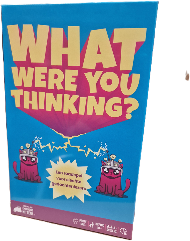 What Were You Thinking? - Partyspel van 10 jaar - NL