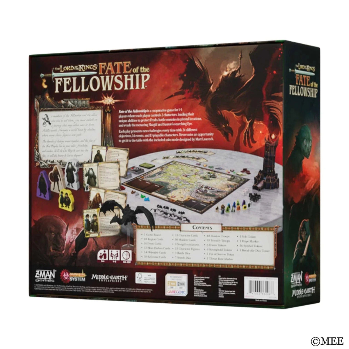 The Lord of the Rings: Fate of the Fellowship - Bordspel van 14 jaar - EN
